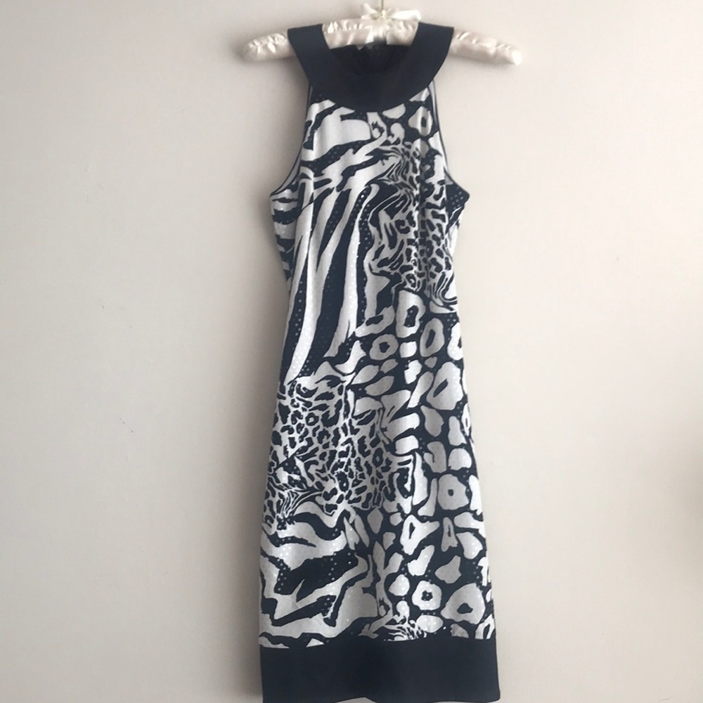 Chic animal print dress